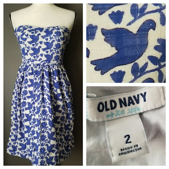 Old Navy Dresses & Skirts - OLD NAVY blue and white "Dove" Dress